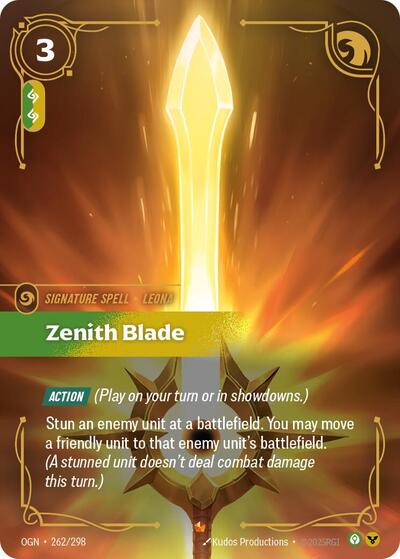 Zenith Blade (Origins) Near Mint Foil