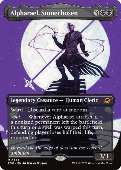 Alpharael, Stonechosen (Borderless) (Edge of Eternities) Near Mint