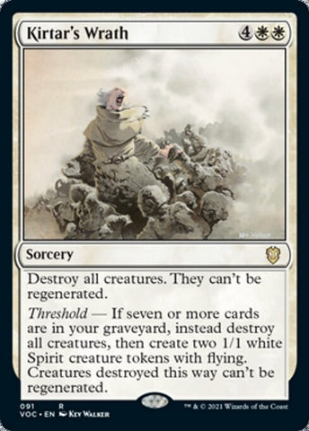 Kirtar's Wrath (Commander 2021 Crimson Vow) Near Mint