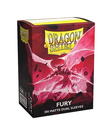 Dragon Shield Dual Matte Standard Sleeves Fury (100-Pack) (Dragon Shield) New