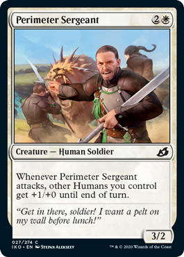 Perimeter Sergeant (Ikoria: Lair of Behemoths) Near Mint Foil
