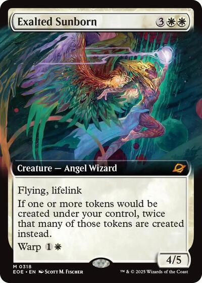Exalted Sunborn (Extended Art) (Edge of Eternities) Near Mint