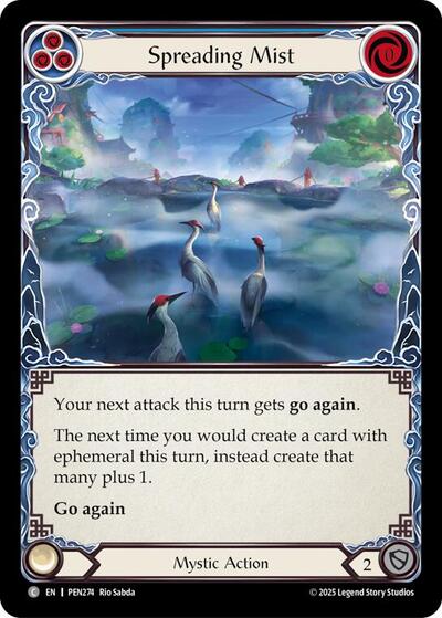 Spreading Mist (Blue) (Compendium of Rathe) Near Mint