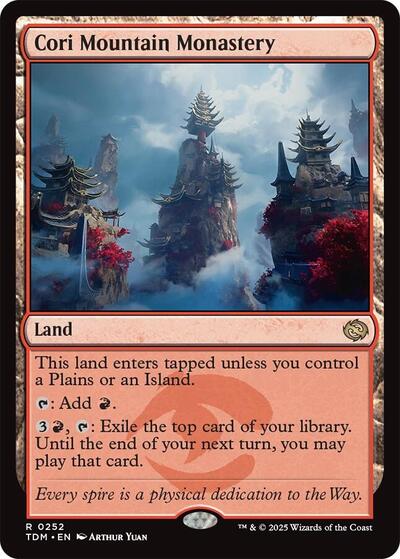 Cori Mountain Monastery (Tarkir: Dragonstorm) Near Mint