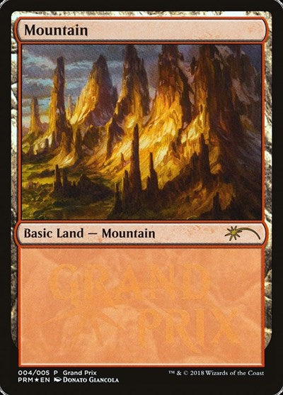 Mountain (Promos: Grand Prix) Light Play Foil
