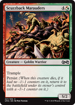 Scuzzback Marauders (Ultimate Masters) Near Mint Foil