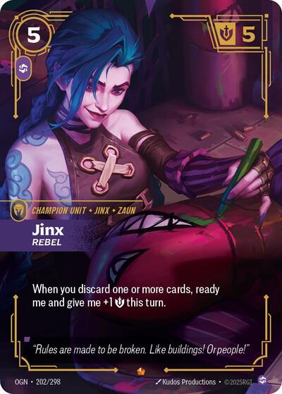 Jinx Rebel (Origins) Near Mint Foil