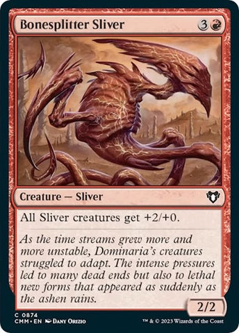 Bonesplitter Sliver (Commander Masters) Near Mint