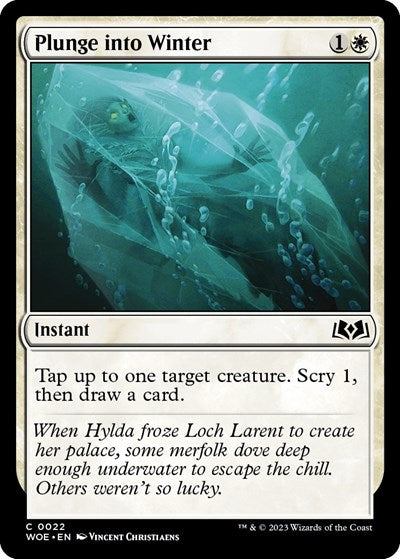 Plunge into Winter (Wilds of Eldraine) Near Mint Foil
