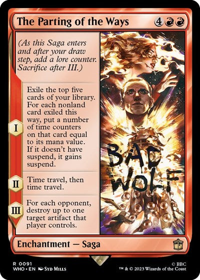 The Parting of the Ways (Universes Beyond: Doctor Who) Near Mint Foil