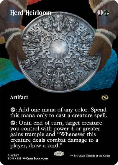 Herd Heirloom (Borderless) (Tarkir: Dragonstorm) Near Mint
