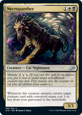 Necropanther (Ikoria: Lair of Behemoths) Near Mint Foil