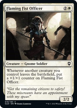 Flaming Fist Officer (Commander Legends: Battle for Baldur's Gate) Near Mint Foil