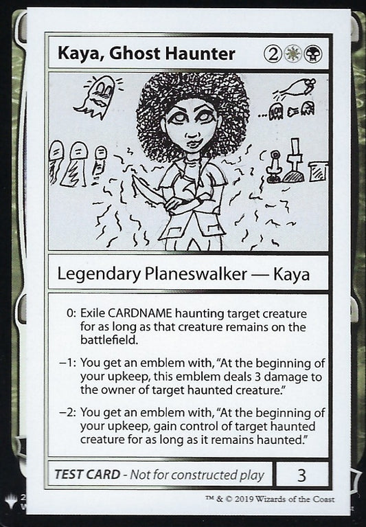 Kaya, Ghost Haunter (Mystery Booster Test Print) Near Mint