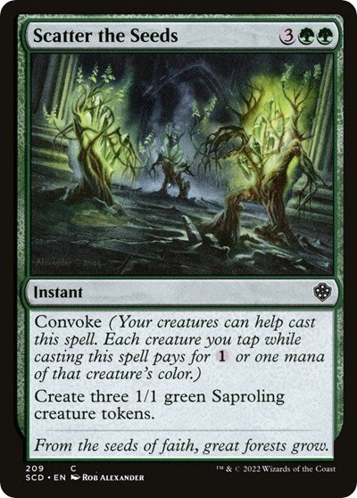 Scatter the Seeds (Commander 2022 Starter Decks) Near Mint