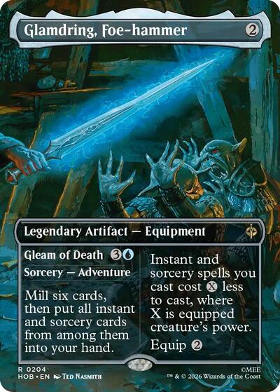 Glamdring, Foe-hammer (Borderless) (The Hobbit) Near Mint Foil