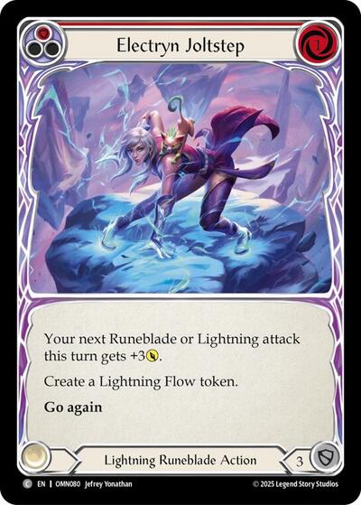 Electryn Joltstep (Red) (Omens of the Third Age) Near Mint Foil