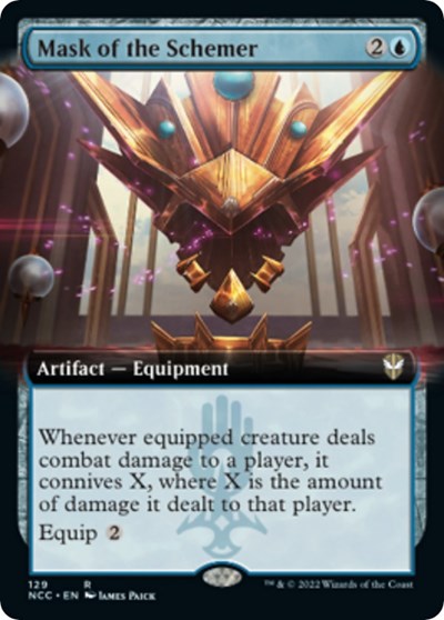 Mask of the Schemer (Extended Art) (Commander: Streets of New Capenna) Near Mint