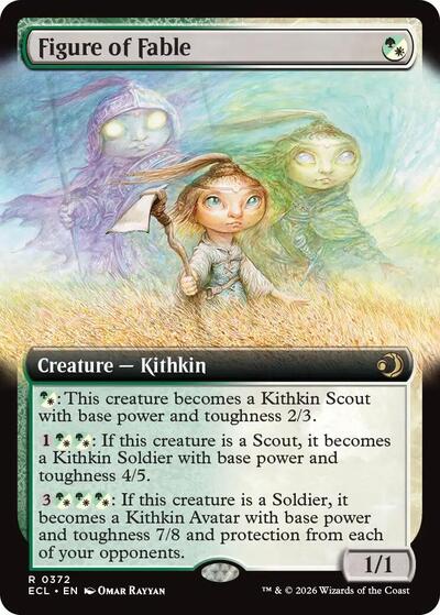 Figure of Fable (Extended Art) (Lorwyn Eclipsed) Near Mint