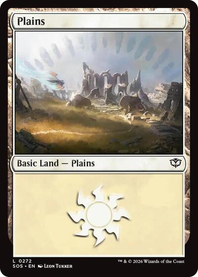 Plains (0272) (Secrets of Strixhaven) Near Mint Foil