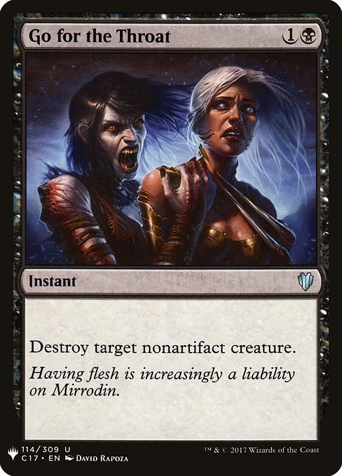 Go for the Throat (Mystery Booster) Near Mint