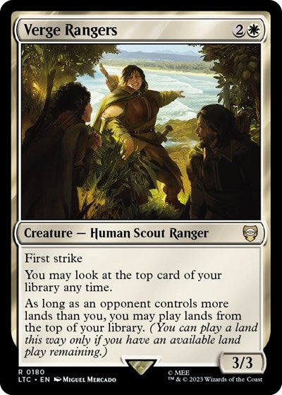 Verge Rangers (Commander: The Lord of the Rings: Tales of Middle-earth) Near Mint