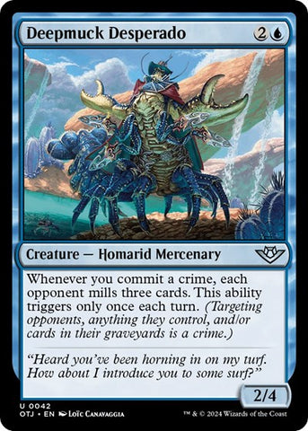 Deepmuch Desperado (Outlaws of Thunder Junction) Near Mint Foil