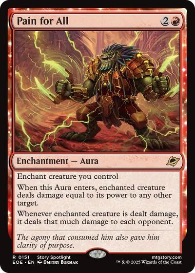 Pain for All (Edge of Eternities) Light Play Foil