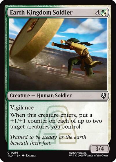 Earth Kingdom Soldier (Avatar: The Last Airbender) Near Mint Foil