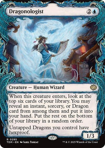 Dragonologist (Showcase) (Tarkir: Dragonstorm) Near Mint