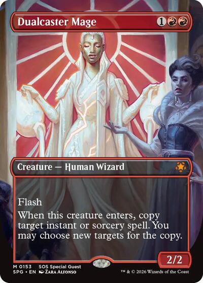 Dualcaster Mage (Borderless) (Special Guests) Near Mint
