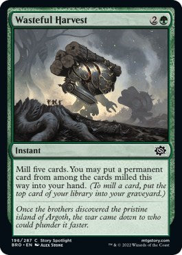 Wasteful Harvest (The Brothers' War) Near Mint
