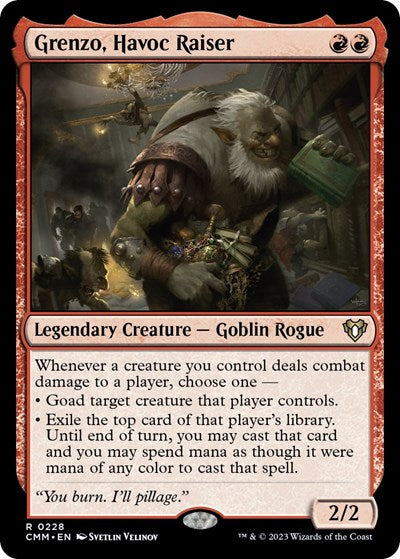 Grenzo, Havoc Raiser (Commander Masters) Near Mint