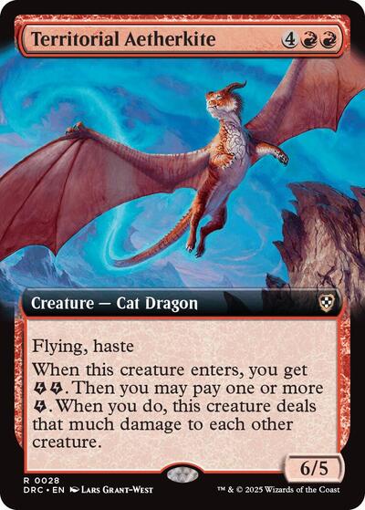 Territorial Aetherkite (Extended Art) (Commander: Aetherdrift) Near Mint