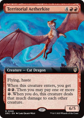 Territorial Aetherkite (Extended Art) (Commander: Aetherdrift) Near Mint