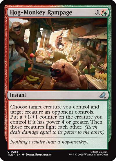 Hog-Monkey Rampage (Avatar: The Last Airbender: Eternal-Legal) Near Mint Foil