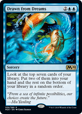 Drawn from Dreams (Magic 2020 Core Set) Near Mint Foil