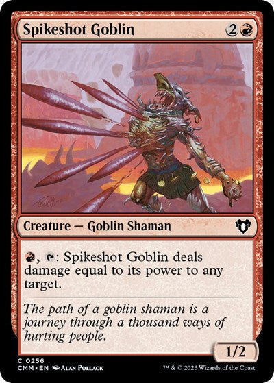 Spikeshot Goblin (Commander Masters) Near Mint Foil