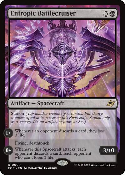 Entropic Battlecruiser (Edge of Eternities) Near Mint Foil