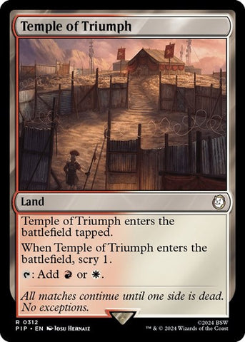 Temple of Triumph (Universes Beyond: Fallout) Near Mint