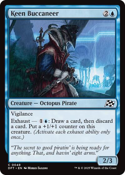 Keen Buccaneer (Aetherdrift) Light Play Foil