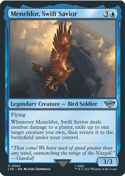 Meneldor, Swift Savior (Universes Beyond: The Lord of the Rings: Tales of Middle-earth) Near Mint