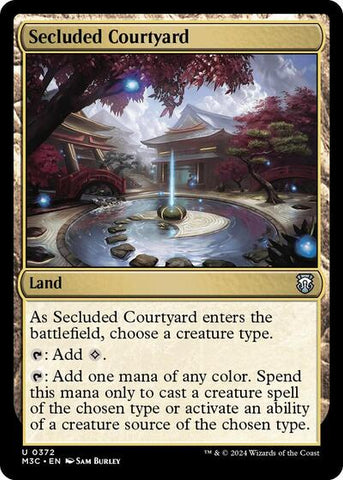 Secluded Courtyard (Commander: Modern Horizons 3) Near Mint