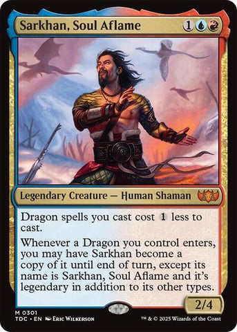 Sarkhan, Soul Aflame (Commander: Tarkir: Dragonstorm) Near Mint