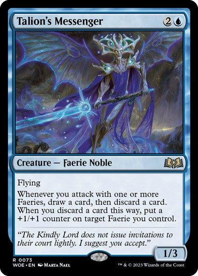 Talion's Messenger (Wilds of Eldraine) Near Mint Foil
