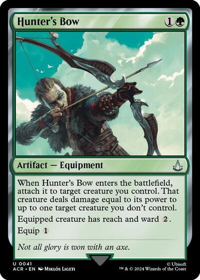 Hunter's Bow (Universes Beyond: Assassin's Creed) Near Mint Foil
