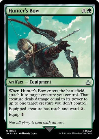Hunter's Bow (Universes Beyond: Assassin's Creed) Near Mint Foil