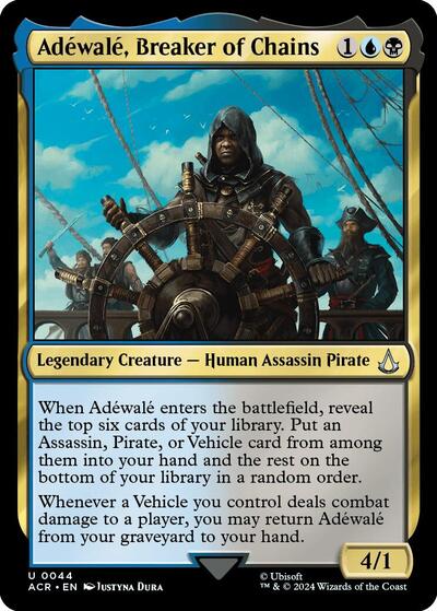 Adewale, Breaker of Chains (Universes Beyond: Assassin's Creed) Near Mint Foil