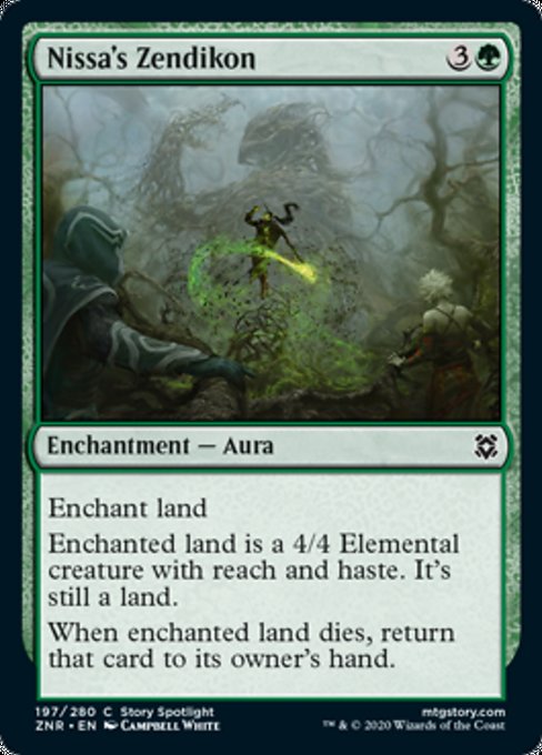 Nissa's Zendikon (Zendikar Rising) Near Mint Foil