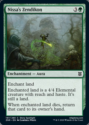 Nissa's Zendikon (Zendikar Rising) Near Mint Foil